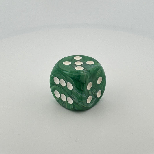 Lustrousish Green (Chessex Off Colour 30mm D6)