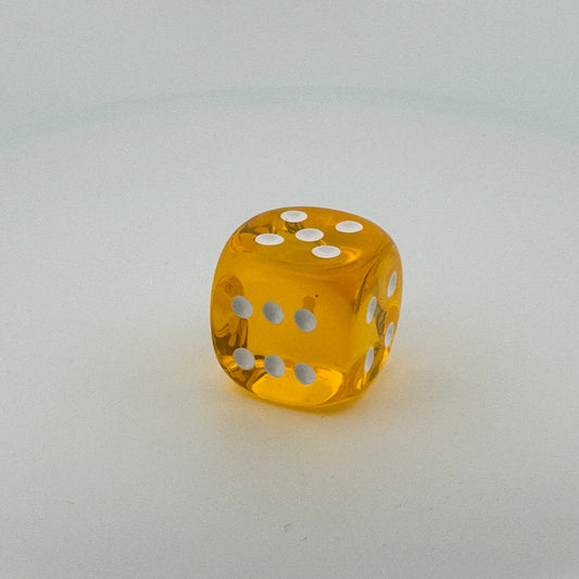 Translucent Amber (Chessex Off Colour 30mm D6)