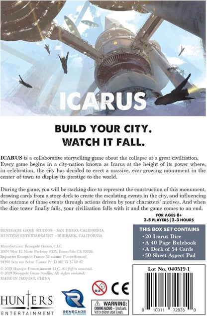 Icarus: A Storytelling Game About How Great Civilizations Fall
