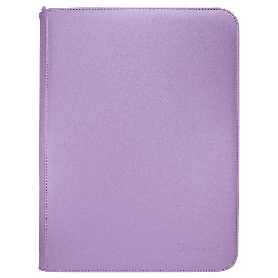 Vivid 9-Pocket Zippered PRO-Binder: Purple