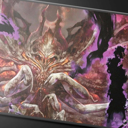 Duskmourn Damnation Black Stitched Standard Gaming Playmat for Magic: The Gathering