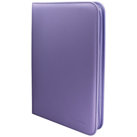 Vivid 9-Pocket Zippered PRO-Binder: Purple