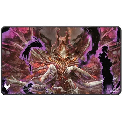 Duskmourn Damnation Black Stitched Standard Gaming Playmat for Magic: The Gathering