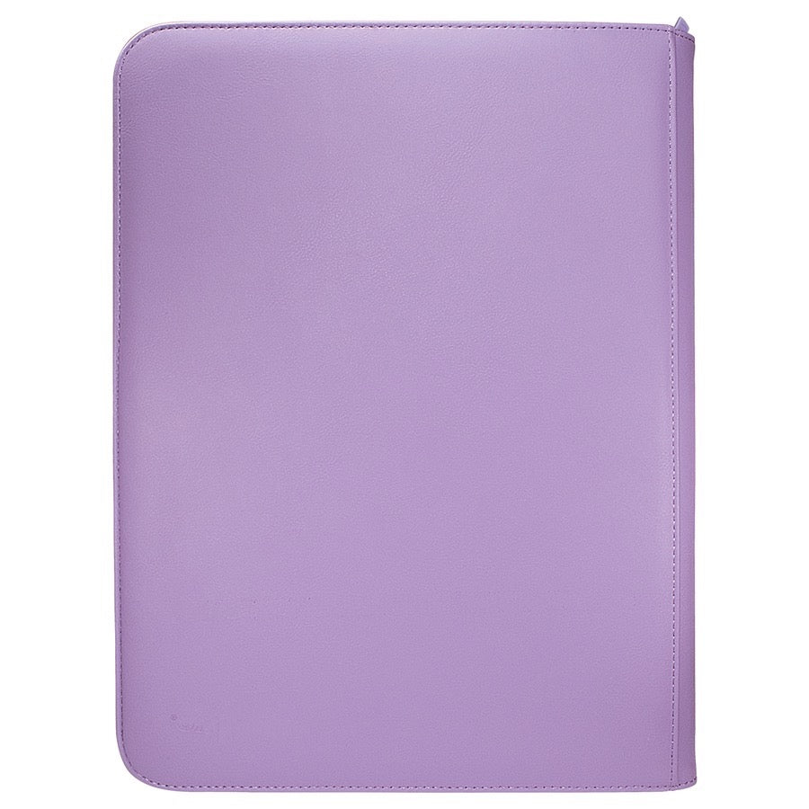 Vivid 9-Pocket Zippered PRO-Binder: Purple