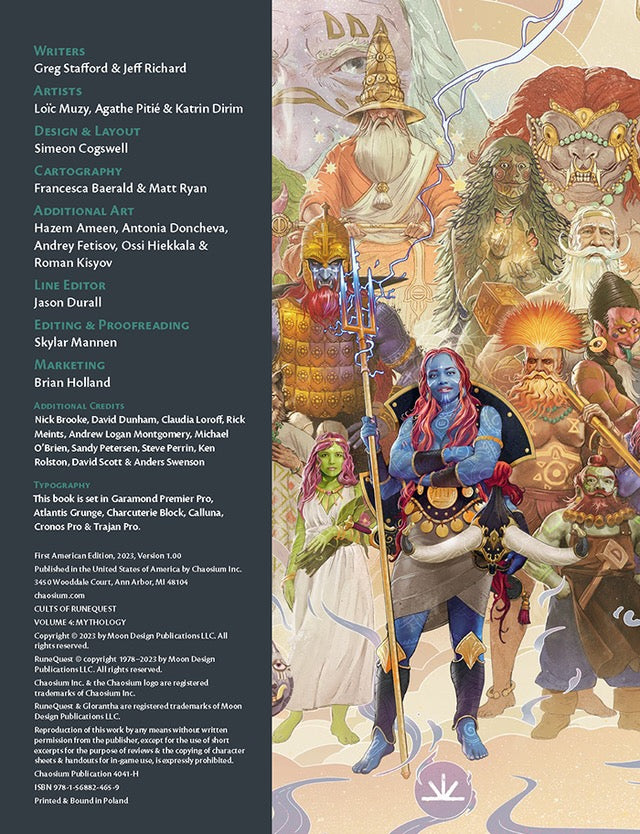 Runequest: Cults of RuneQuest - Mythology