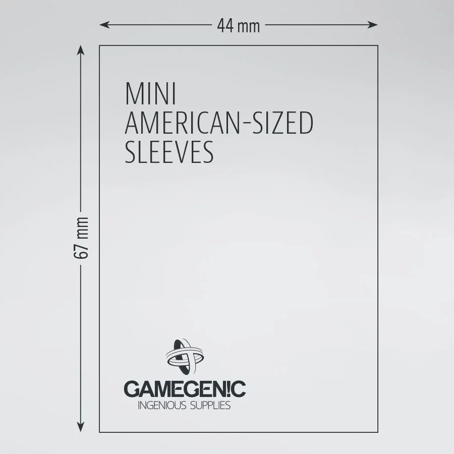 Gamegenic Matte Mini American Sleeves (44mm x 67mm)