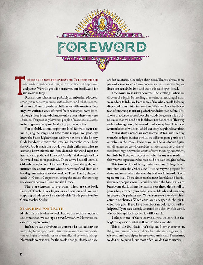 Runequest: Cults of RuneQuest - Mythology