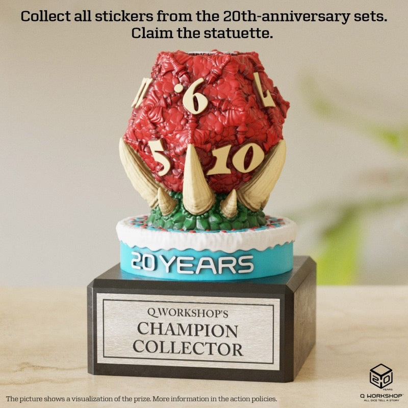 Q WORKSHOP 20 years: Llama Dice Set