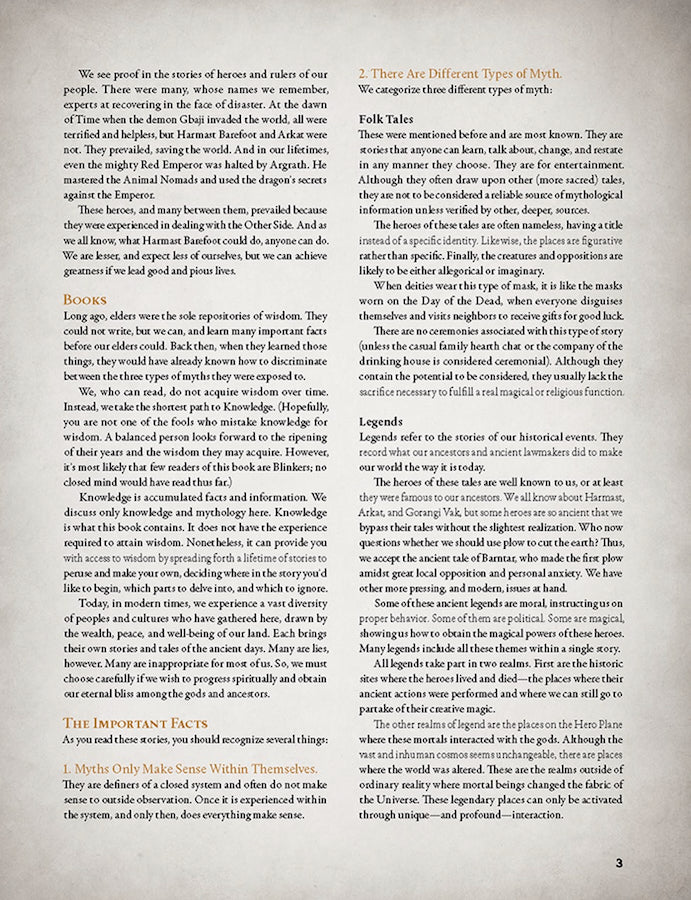 Runequest: Cults of RuneQuest - Mythology