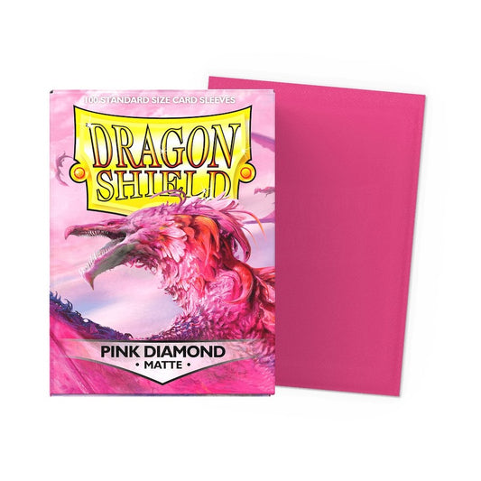 Dragon Shield - Pink Diamond - Matte Sleeves - Standard Size