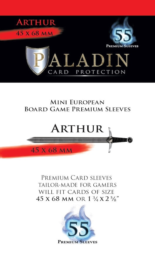 Paladin Sleeves Arthur (45 × 68 mm, Mini European)