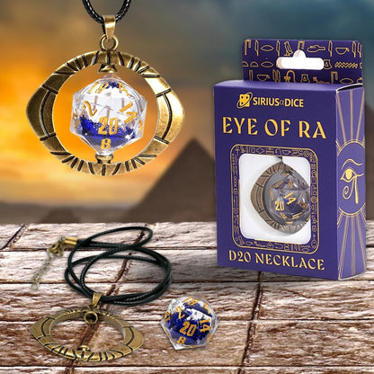 Eye of Ra D20 Necklace