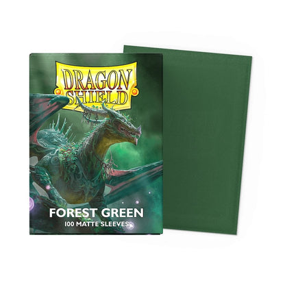 Dragon Shield - Forest Green - Matte Sleeves - Standard Size