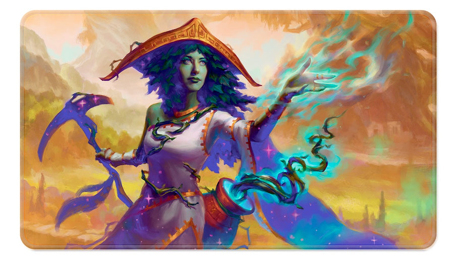 Commander Series #2: Allied - Sythis Stitched Standard Gaming Playmat for Magic: The Gathering