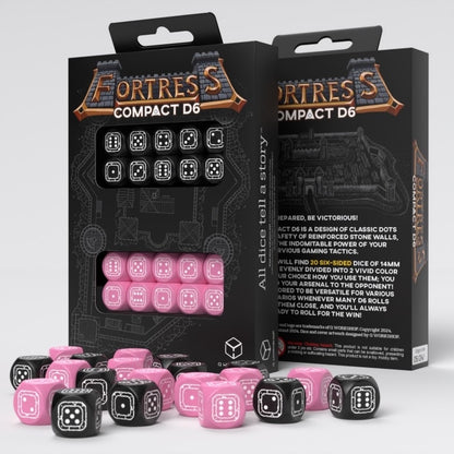 Fortress Compact D6: Black & Pink