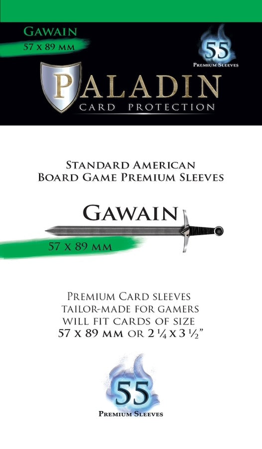 Paladin Sleeves Gawain (57 × 89 mm, Standard American)