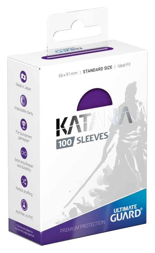 Ultimate Guard Katana Sleeves - Purple - Standard Size (100)