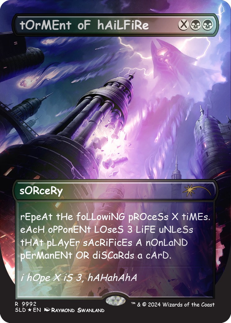 Secret Lair Spring Superdrop 2024: sAnS mERcY Rainbow Foil Edition