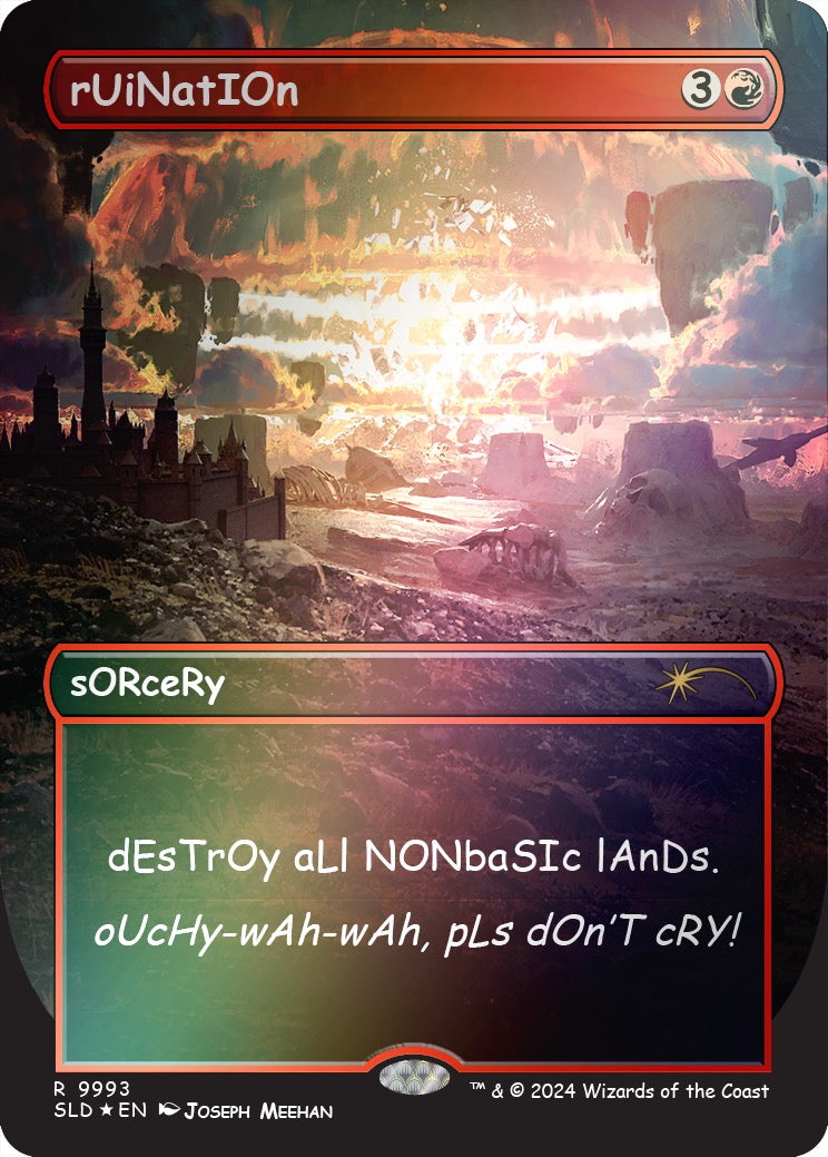 Secret Lair Spring Superdrop 2024: sAnS mERcY Rainbow Foil Edition