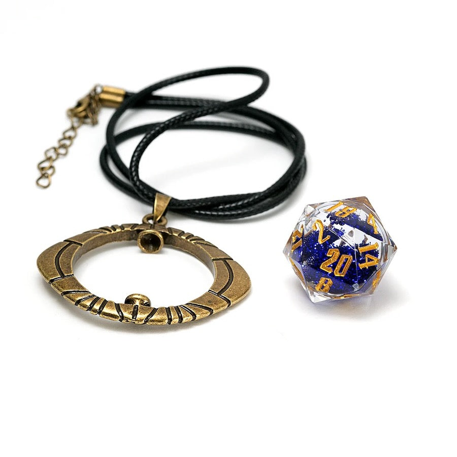 Eye of Ra D20 Necklace