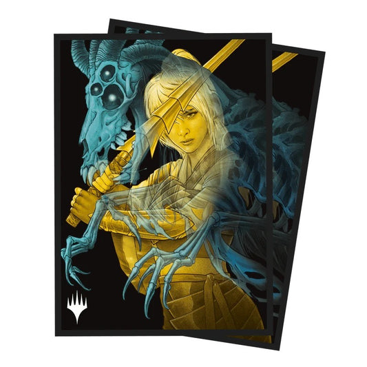 Duskmourn The Wandering Rescuer (Double Exposure Alt) 100ct Deck Protector Sleeves for Magic: The Gathering