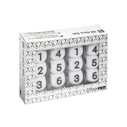 White D6 Dice Set (12ct)