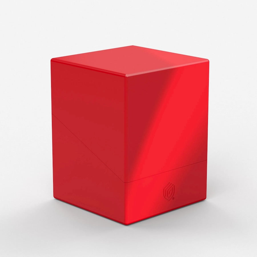 Ultimate Guard Boulder 100+ Standard Size Solid Red Deck Box