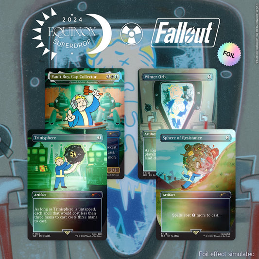 Secret Lair Winter Superdrop 2024: Secret Lair x Fallout: Vault Boy Rainbow Foil Edition