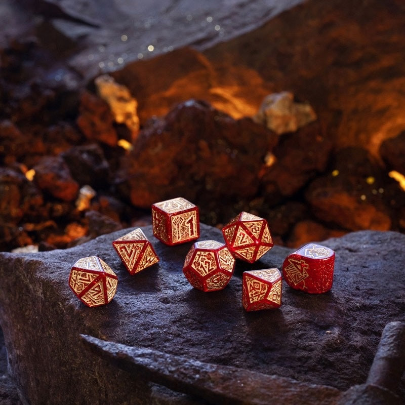 Dwarven Modern Dice Set: Jewels