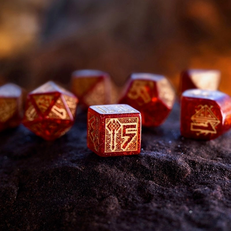 Dwarven Modern Dice Set: Jewels