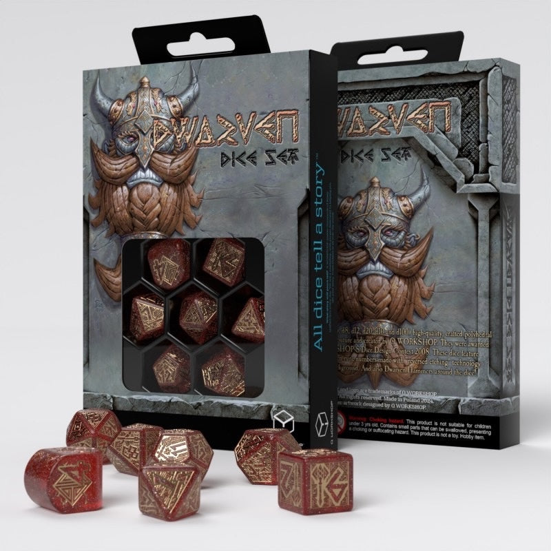 Dwarven Modern Dice Set: Jewels