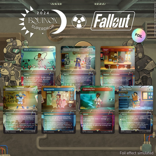 Secret Lair Winter Superdrop 2024: Secret Lair x Fallout: S.P.E.C.I.A.L. Rainbow Foil Edition