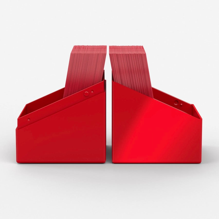 Ultimate Guard Boulder 100+ Standard Size Solid Red Deck Box