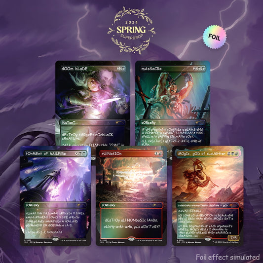 Secret Lair Spring Superdrop 2024: sAnS mERcY Rainbow Foil Edition