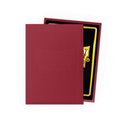 Dragon Shield - Blood Red - Matte Sleeves - Standard Size