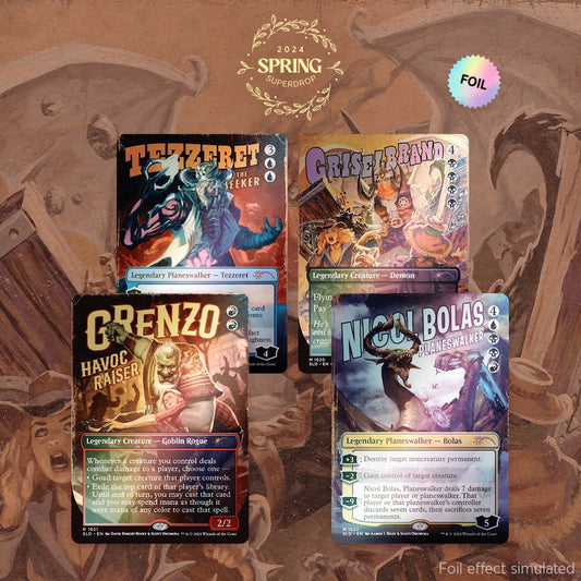 Secret Lair Spring Superdrop 2024: Outlaw Anthology Vol. 1: Rebellious Renegades Rainbow Foil Edition