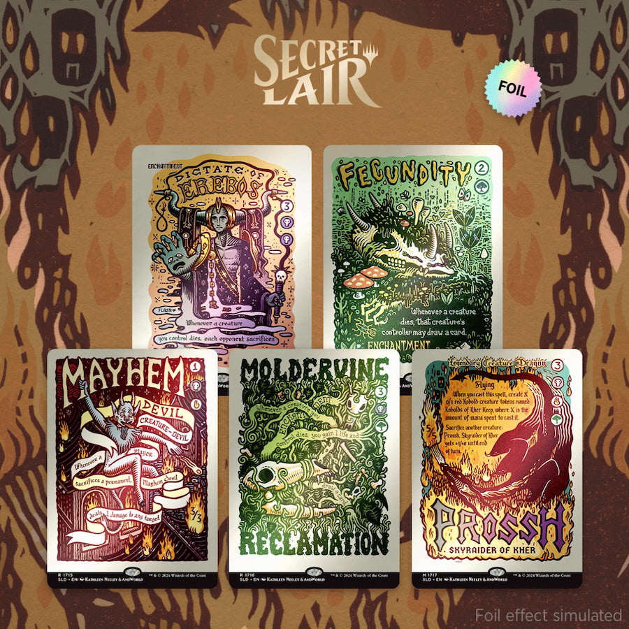 Secret Lair Summer Superdrop 2024: Prints Of Darkness Rainbow Foil Edition