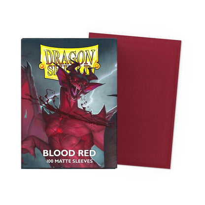 Dragon Shield - Blood Red - Matte Sleeves - Standard Size