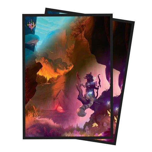 Bloomburrow Season Lands: Mountain (Summer) Deck Protector Sleeves (100ct) for Magic: The Gathering