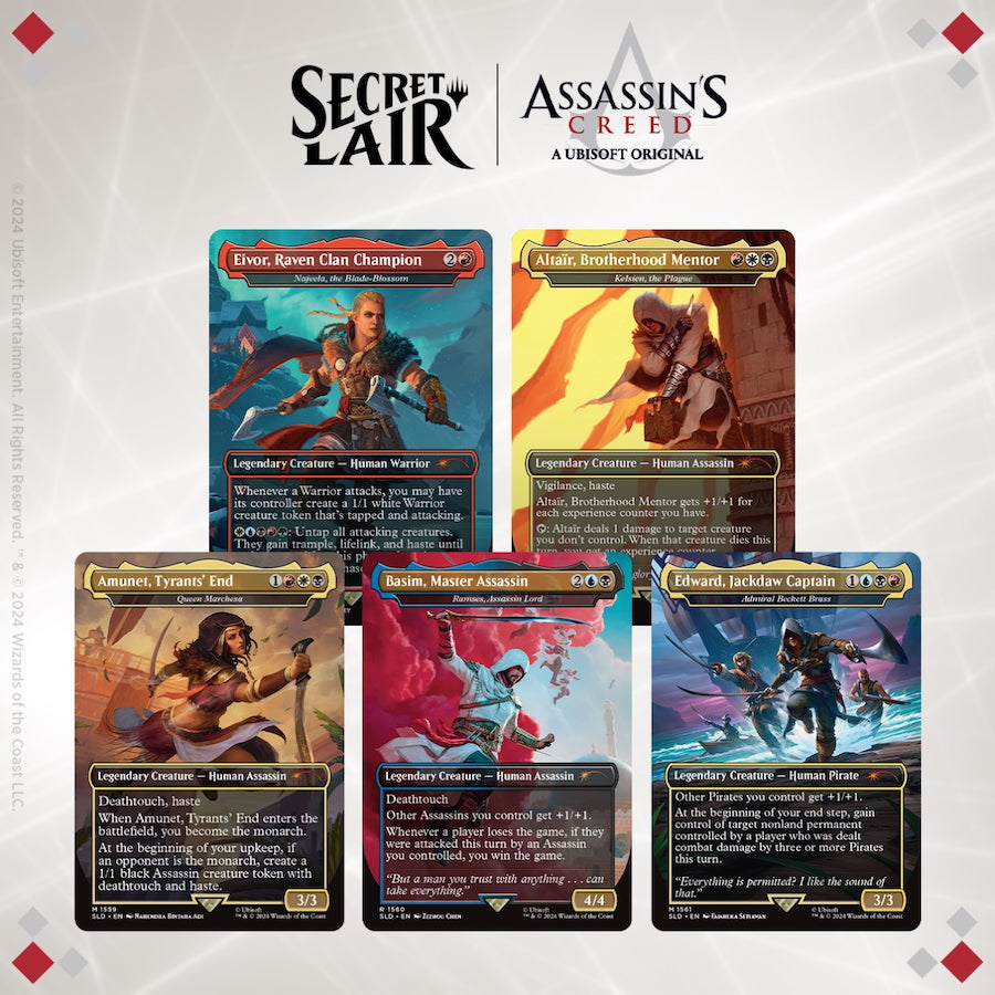 Secret Lair Summer Superdrop 2024: Secret Lair X Assassin’s Creed: Lethal Legends