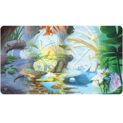 Bloomburrow Season Lands: Island (Four Seasons) Standard Gaming Playmat for Magic: The Gathering