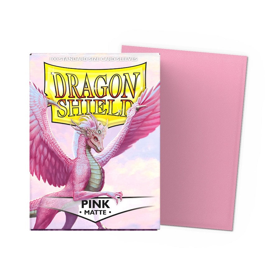 Dragon Shield - Pink - Matte Sleeves - Standard Size