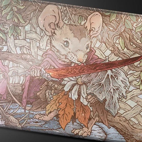 Bloomburrow Mabel, Heir to Cragflame Holofoil Standard Gaming Playmat for Magic: The Gathering