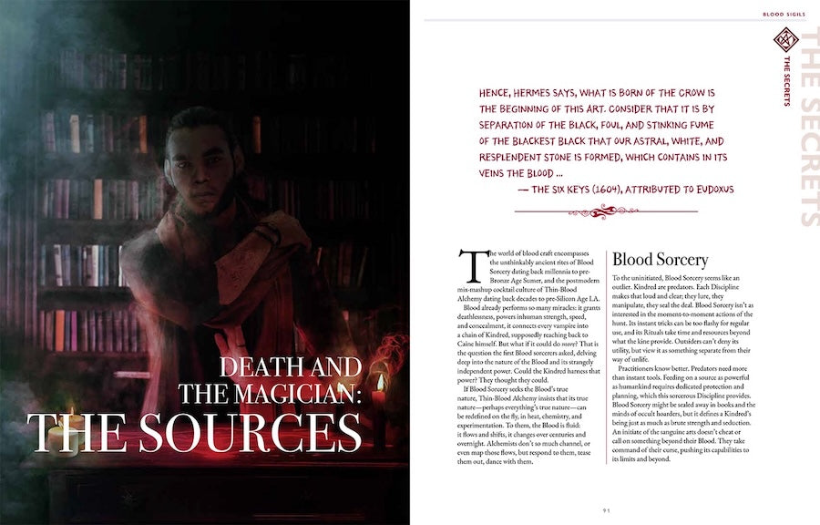 Vampire: The Masquerade 5th Edition Roleplaying Game Blood Sigils Sourcebook