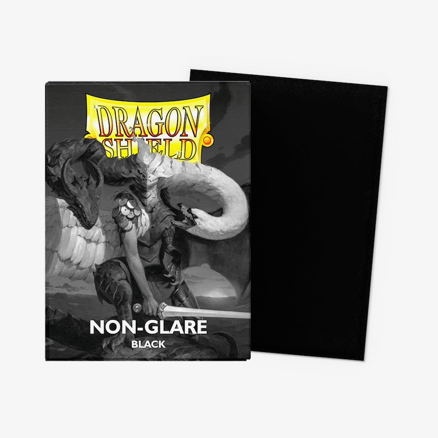Dragon Shield - Black - Non-Glare - Matte Sleeves - Standard Size