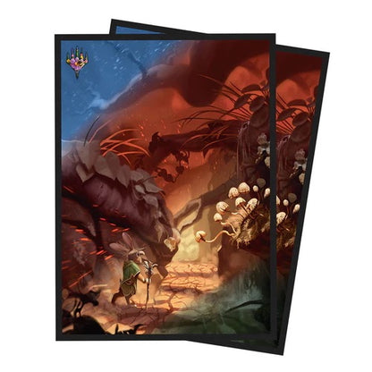 Bloomburrow Season Lands: Forest (Summer) 100ct Deck Protector Sleeves for Magic: The Gathering