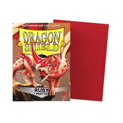 Dragon Shield - Ruby - Matte Sleeves - Standard Size