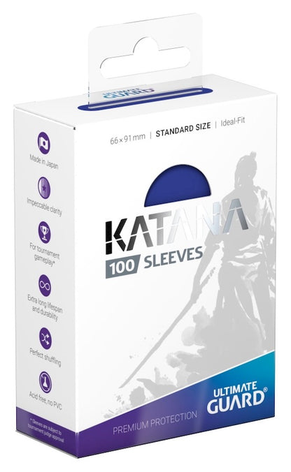 Ultimate Guard Katana Sleeves - Blue - Standard Size (100)