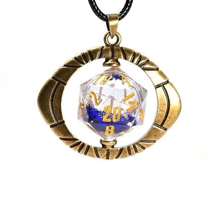 Eye of Ra D20 Necklace