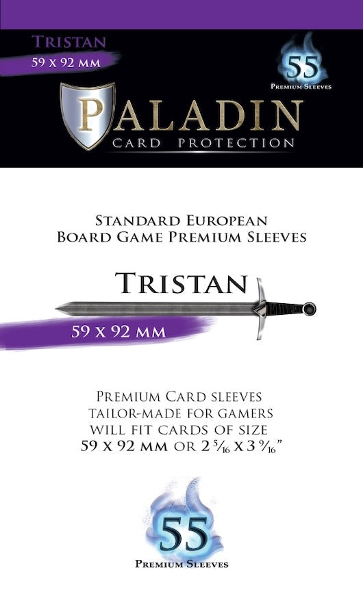 Paladin Sleeves Tristan (59 × 92 mm, Standard European)